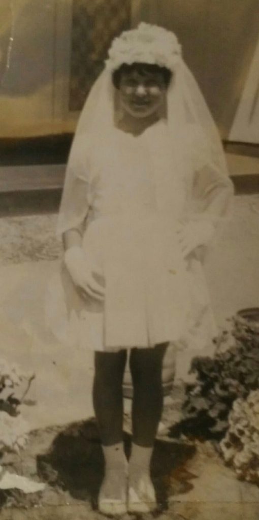 Irene - First Communion day c 1958